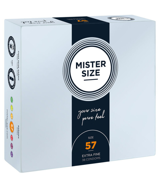 MISTER SIZE - KONDOMGRÖSSE L 57 MM (36 EINHEITEN)