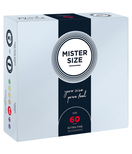 MISTER SIZE - PRESERVATIVO TAGLIA XL 60 MM (36 UNITÀ)