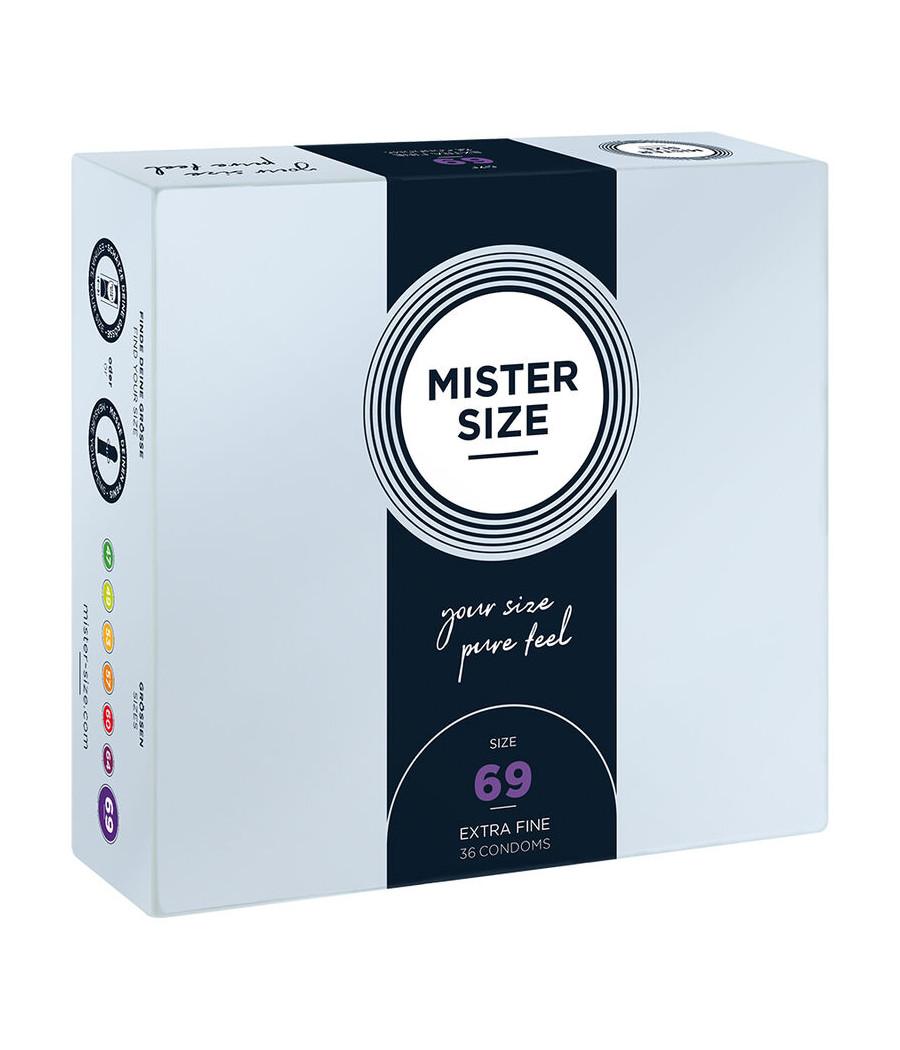 MISTER SIZE - PRESERVATIVOS TAMANHO XXXL 69 MM (36 UNIDADES)