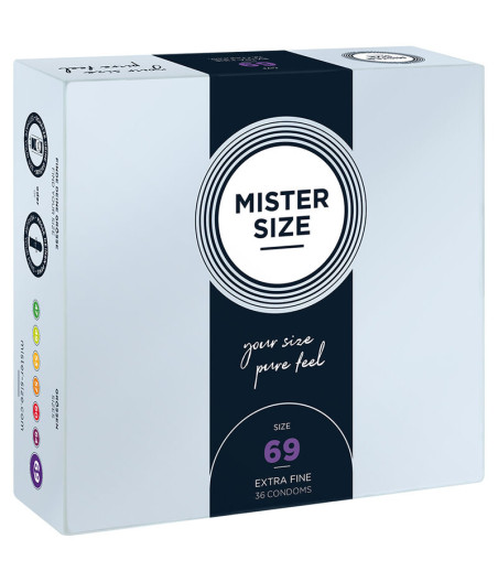 MISTER SIZE - CONDOMS SIZE XXXL 69 MM (36 UNITS)