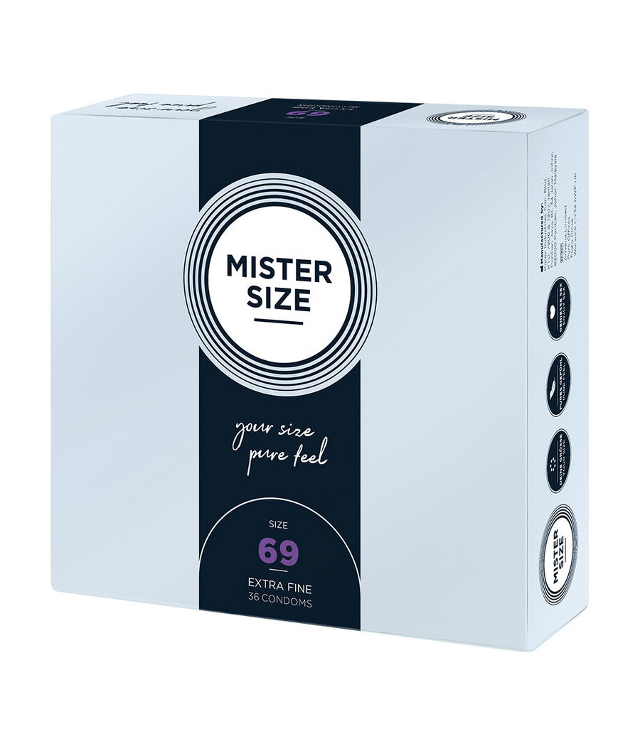 MISTER SIZE - CONDOMS SIZE XXXL 69 MM (36 UNITS)