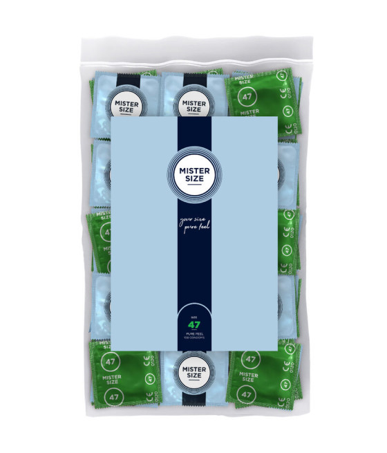 MISTER SIZE - PRESERVATIVO TAMANHO XS 47 MM (100 UNIDADES)