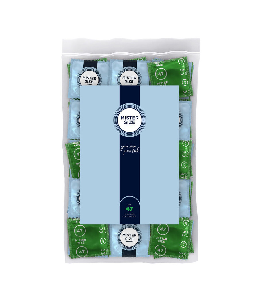 MISTER SIZE - PRESERVATIVO TAMANHO XS 47 MM (100 UNIDADES)