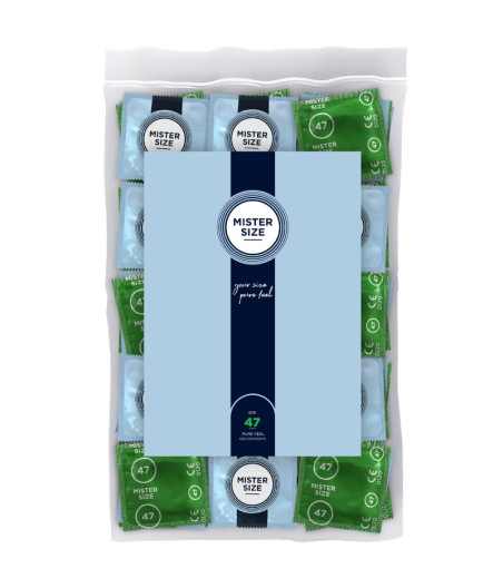 MISTER SIZE - PRESERVATIVO TAMANHO XS 47 MM (100 UNIDADES)