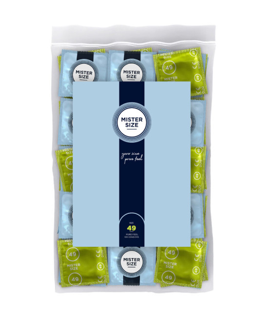 MISTER SIZE - PRESERVATIVO TAGLIA S 49 MM (100 UNITÀ)