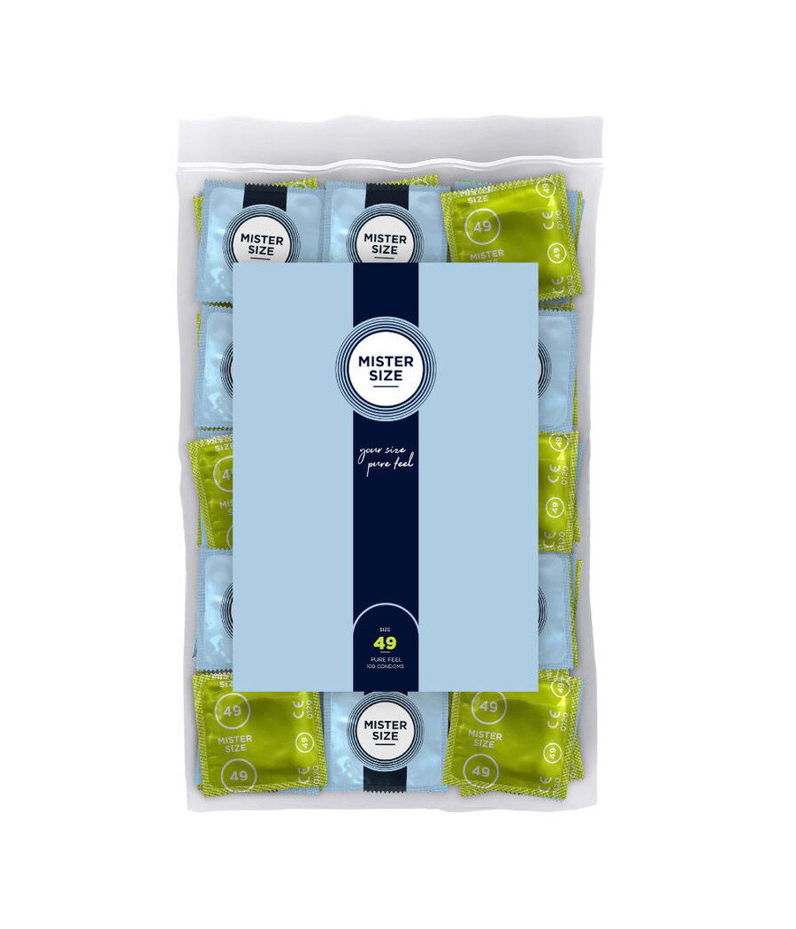 MISTER SIZE - PRESERVATIVO TAGLIA S 49 MM (100 UNITÀ)