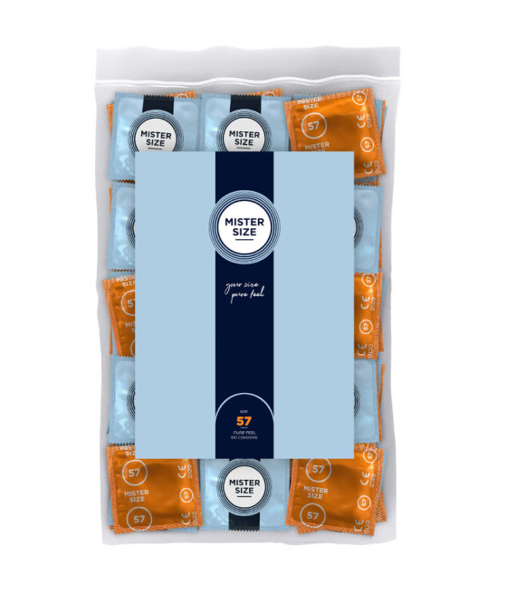 MISTER SIZE - CONDOM SIZE L 57 MM (100 UNITS)