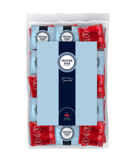 MISTER SIZE - PRÉSERVATIF TAILLE XL 60 MM (100 UNITÉS)