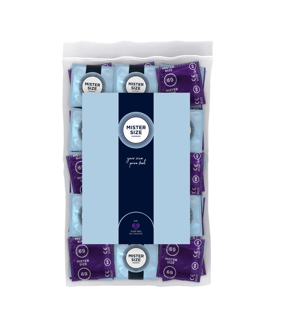 MISTER SIZE - PRÉSERVATIFS TAILLE XXXL 69 MM (100 UNITÉS)