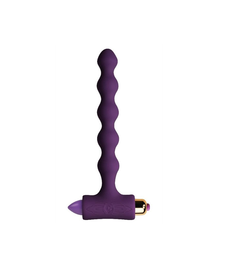 ROCKS-OFF - ANALPLUG MIT VIBRATION UND RIVERLES PETITE SENSATIONS PERLEN