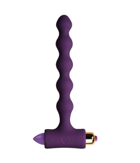 ROCKS-OFF - ANALPLUG MIT VIBRATION UND RIVERLES PETITE SENSATIONS PERLEN