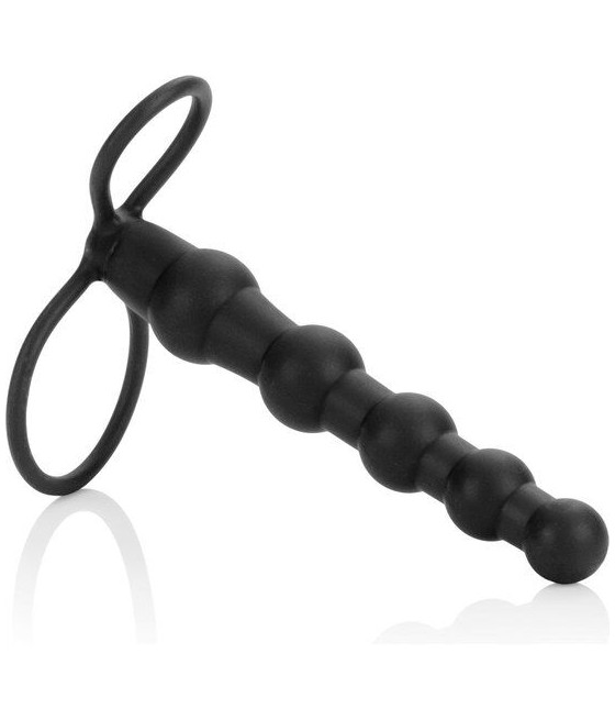 CALEXOTICS - PERLE DOUBLE PÉNÉTRATEUR NOIR