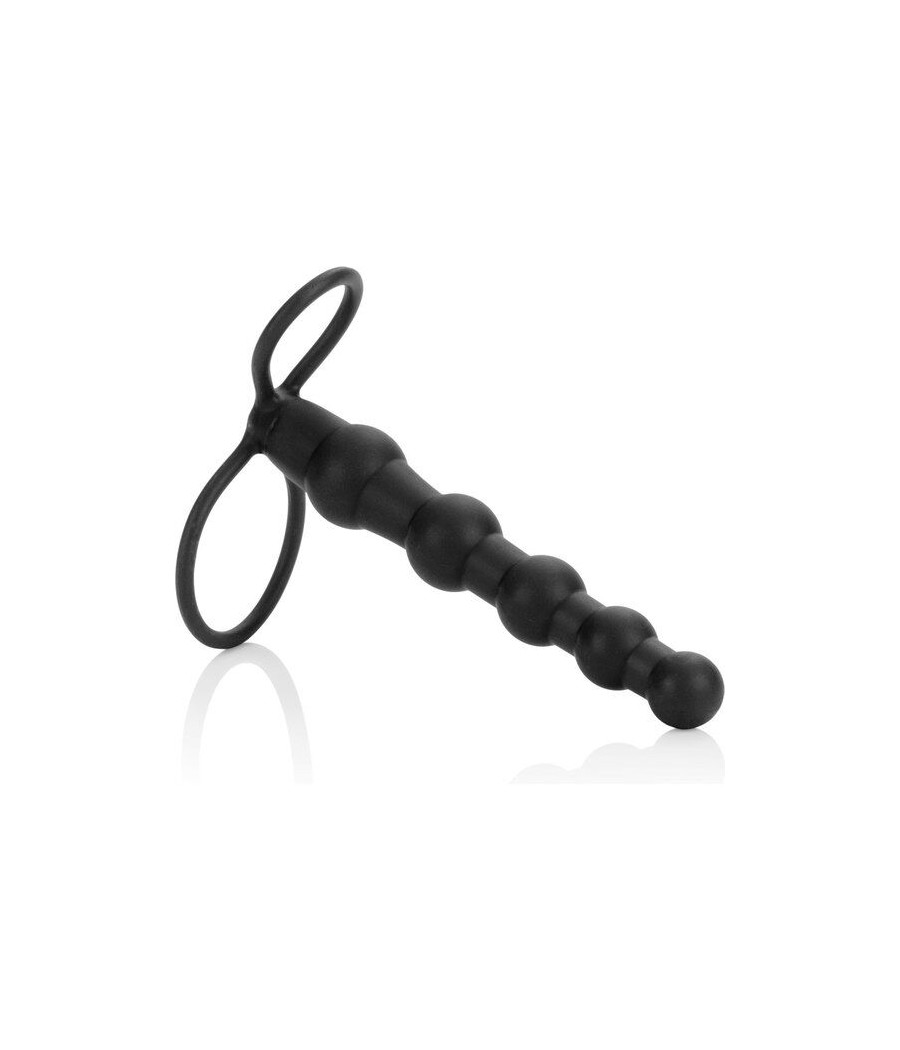 CALEXOTICS - BEADED DUPLO PENETRADOR PRETO