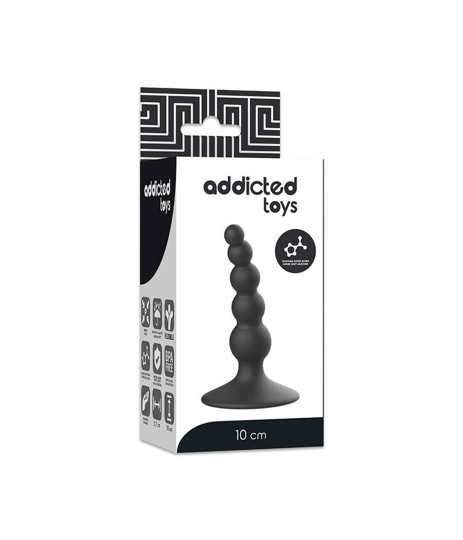 ADDICTED TOYS - PLUG SEXUEL ANAL 10 CM NOIR
