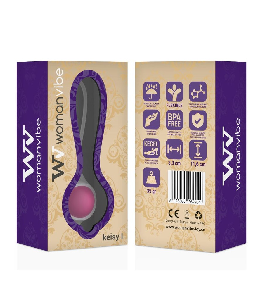 WOMANVIBE - KEISY I BALL GEISHA SILIKON - PINK