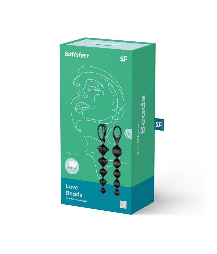 SATISFYER - LOVE BEADS NEGRO