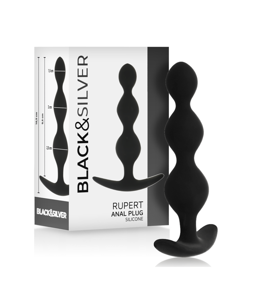 BLACK&SILVER - RUPERT CADENA BOLAS ANALES 10 CM