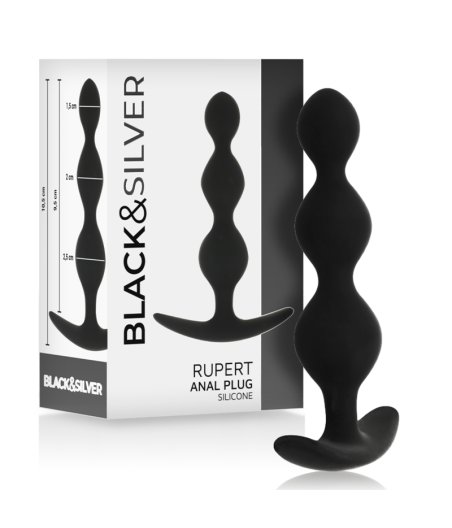 BLACK&SILVER - RUPERT CADENA BOLAS ANALES 10 CM