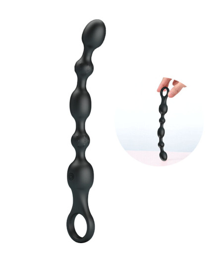 PRETTY LOVE - VAN ANAL BALLS 10 VIBRATIONS RECHARGEABLE SILICONE