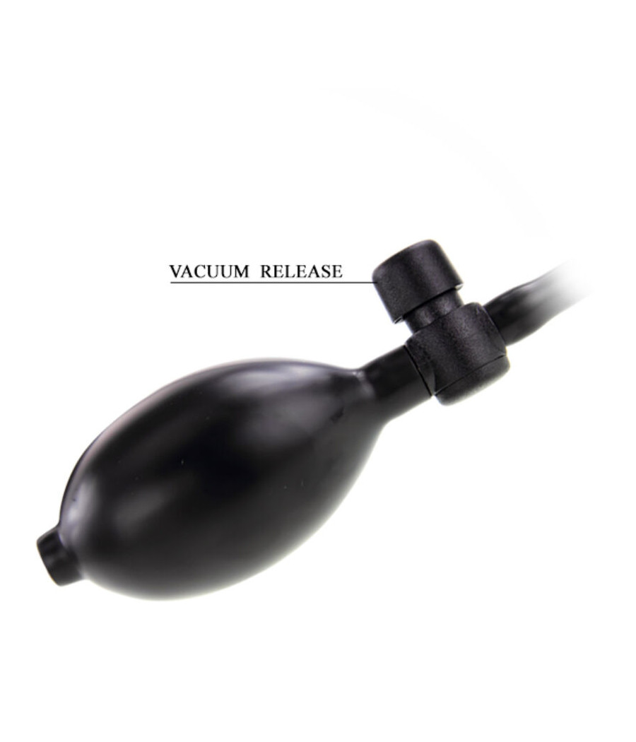 DANCE - REALISTISCHER AUFBLASBARER DILDO MIT SAUGNÄPFEN 15 CM