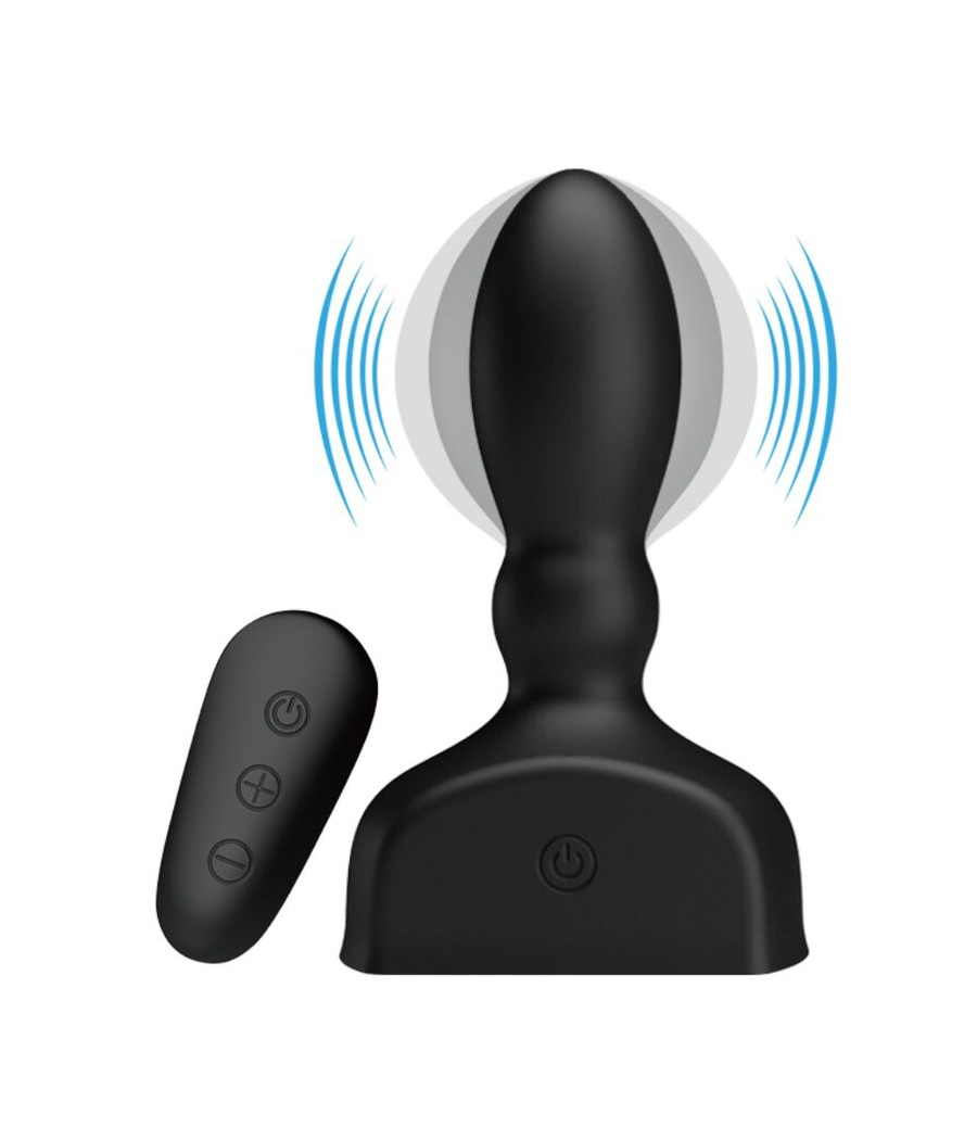 MR PLAY - CONTROLE REMOTO DE PLUG ANAL INFLVEL PRETO