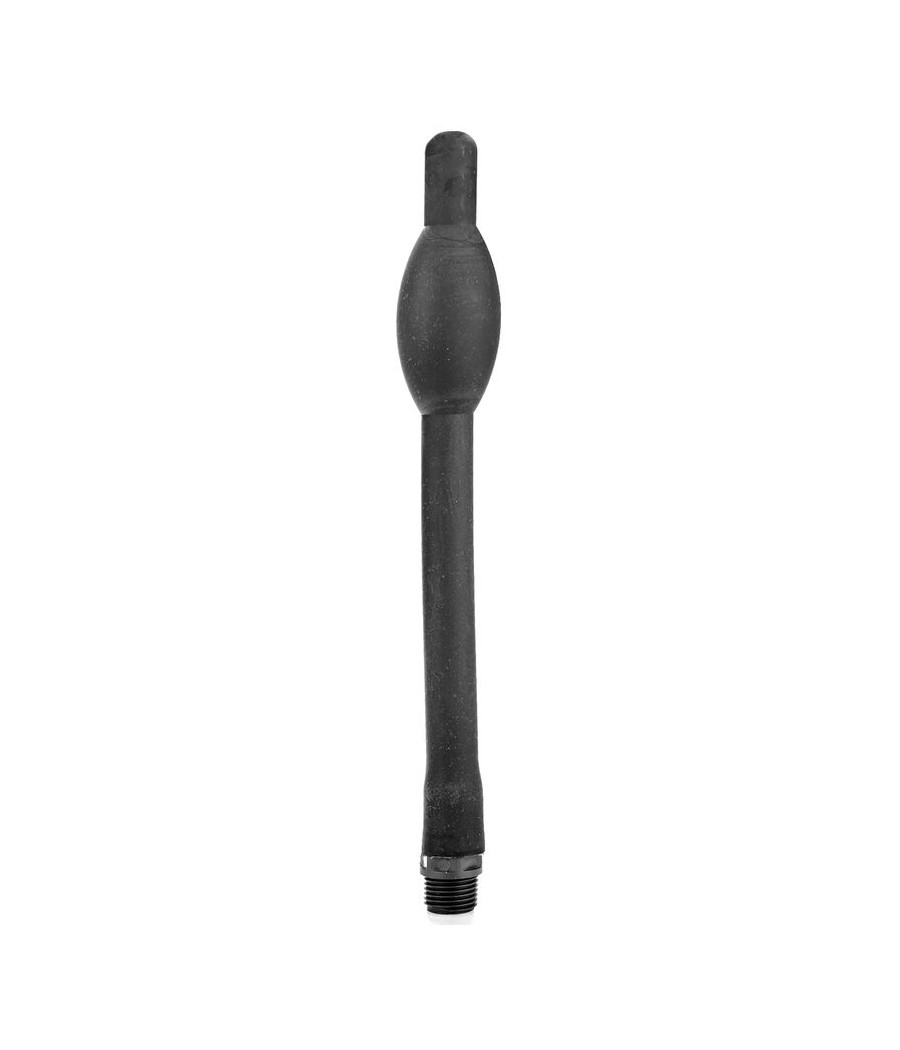 ALL BLACK - DOCCIA ANALE HINCHABLE IN SILICONE 27 CM