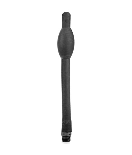 ALL BLACK - DOCCIA ANALE HINCHABLE IN SILICONE 27 CM