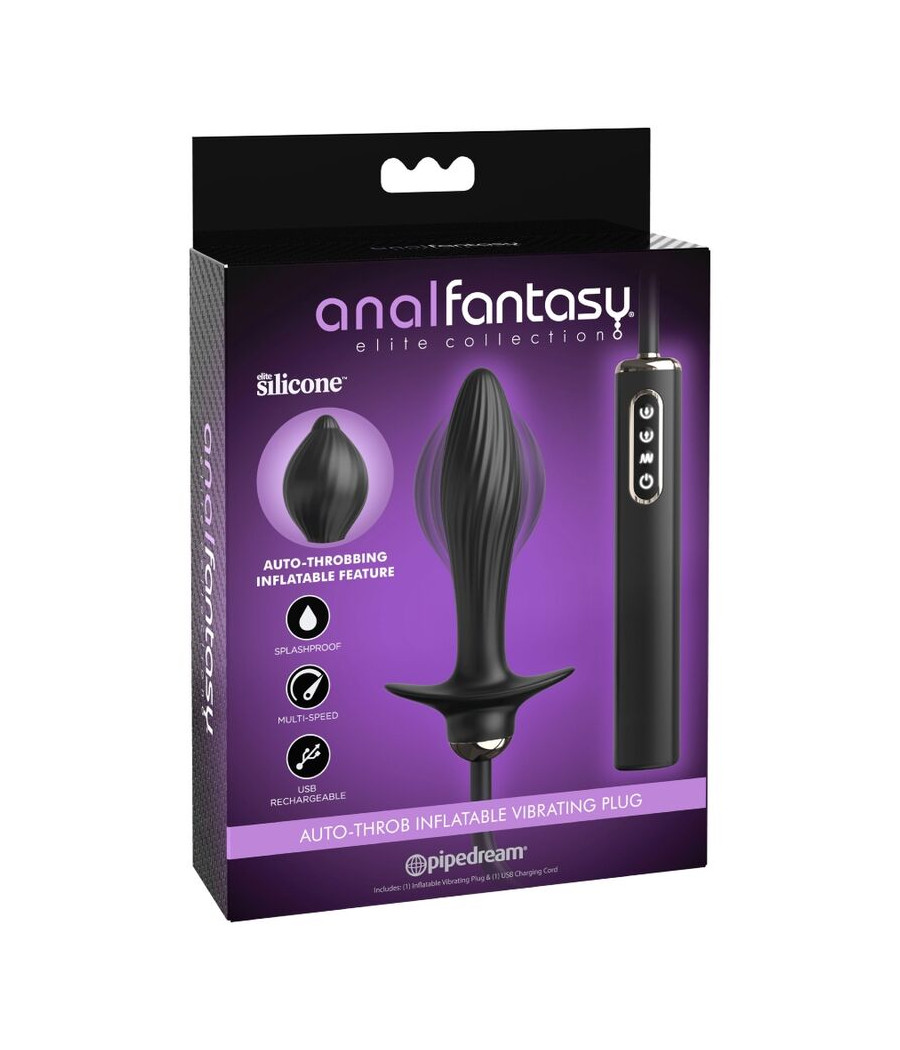 ANAL FANTASY ELITE COLLECTION - PLUG GONFLABLE ET VIBRATEUR AUTO-THROB