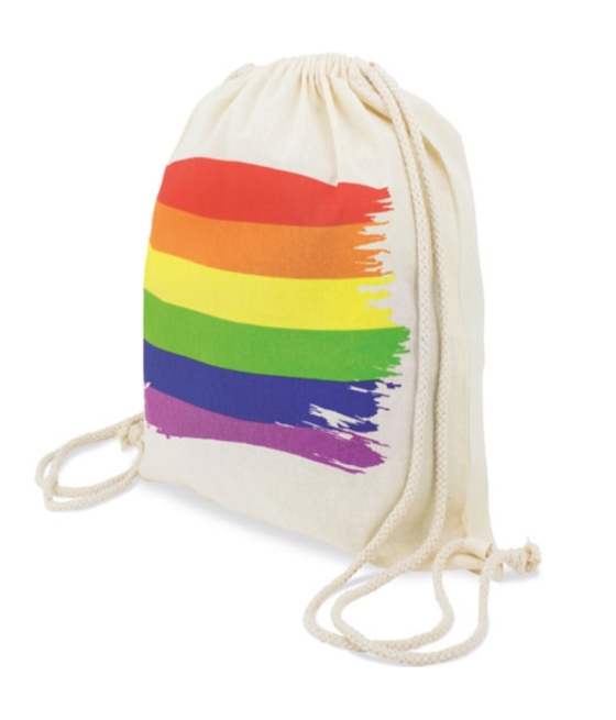 PRIDE - BAUMWOLL-RUCKSACK MIT LGBT-FLAGGE