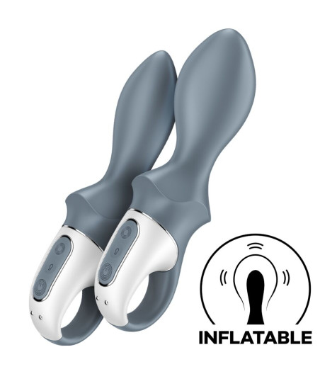 SATISFYER - AIR PUMP BOOTY 1 ANAL INFLATABLE VIBRATOR GREY