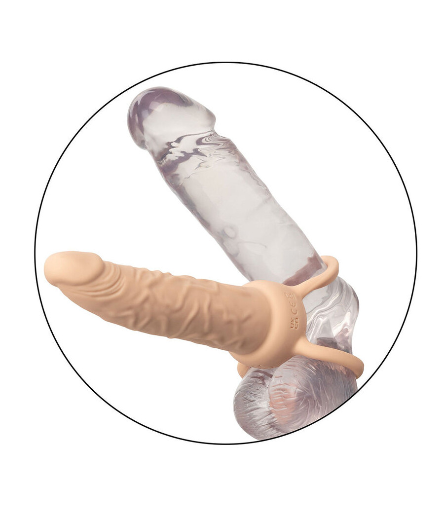CALEXOTICS - PERFORMANCE MAXX DOBLE PENETRADOR RECARGABLE PIEL CLARO