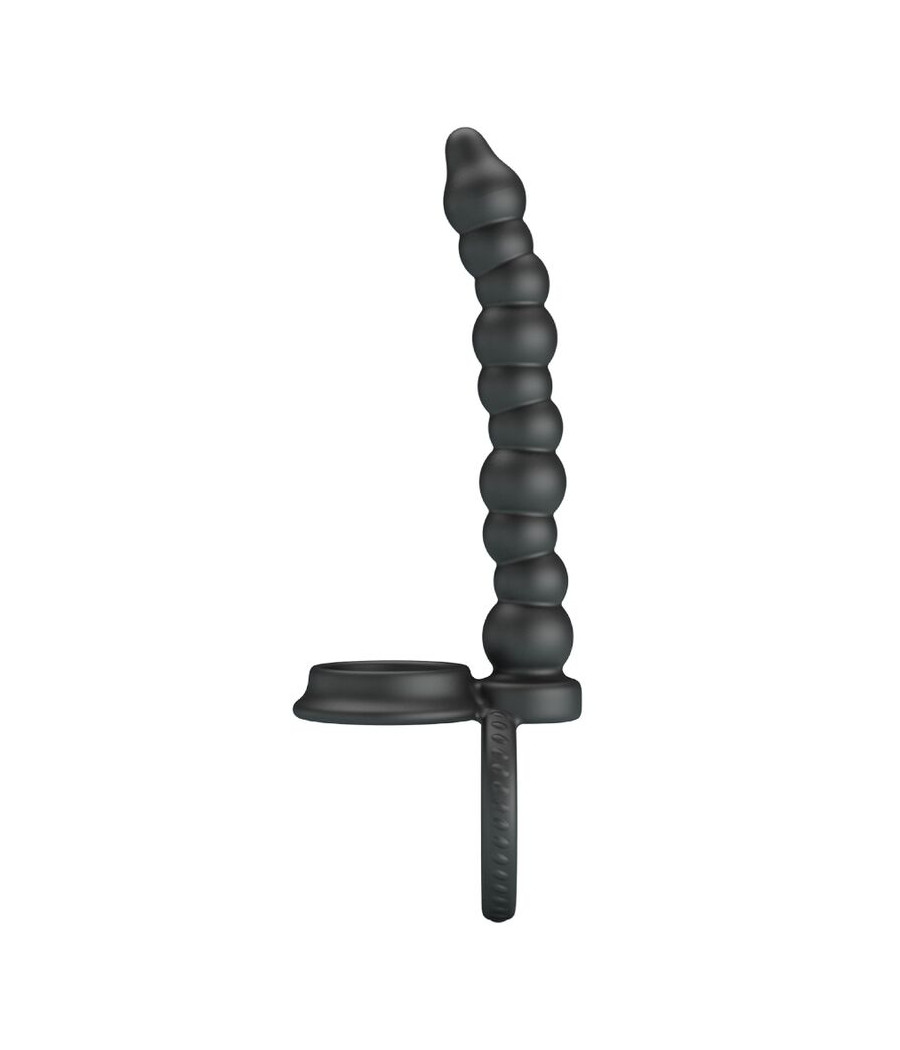 PRETTY LOVE - DILLION DOPPELTE PENETRATION COCK RING SCHWARZ