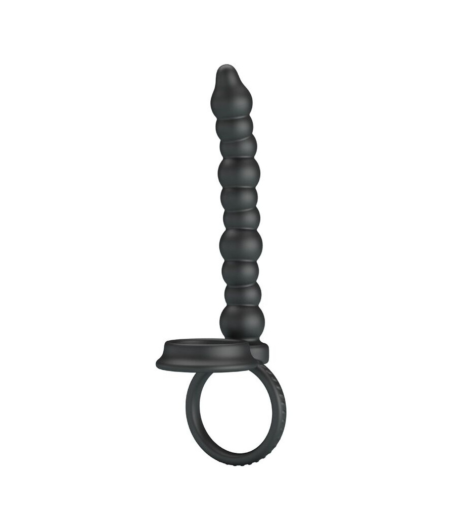 PRETTY LOVE - DILLION ANILLO PENE PARA DOBLE PENETRACIÓN NEGRO