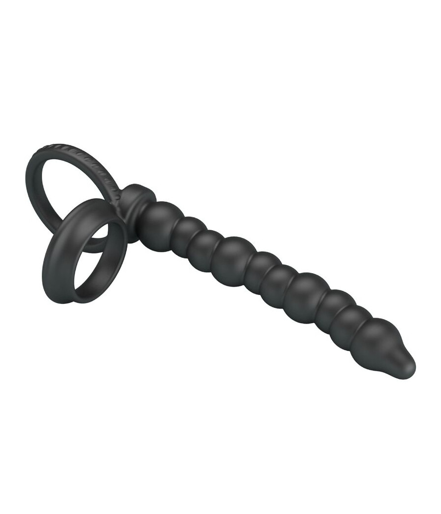 PRETTY LOVE - DILLION DOUBLE PENETRATION COCK RING BLACK