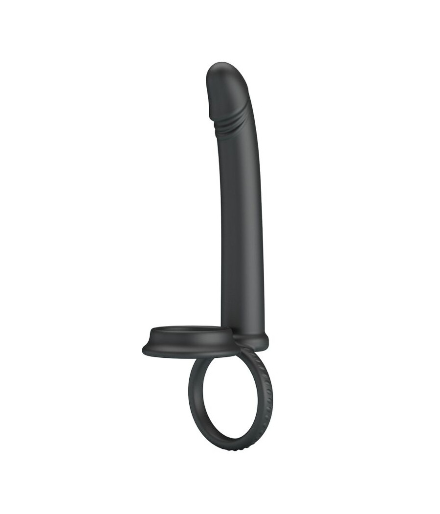 PRETTY LOVE - DILLION DOUBLE PÉNÉTRATION DOUBLE ANNEAU PÉNAL NOIR