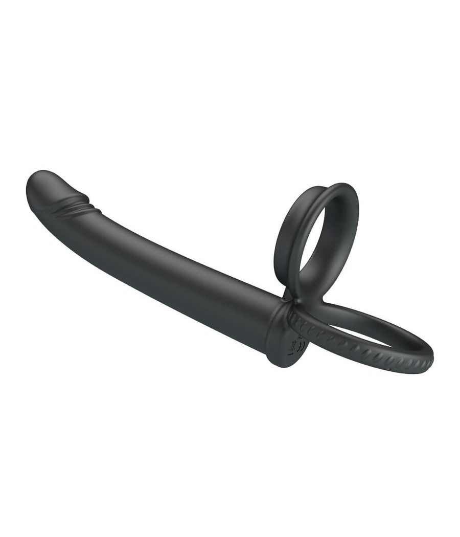 PRETTY LOVE - DILLION DOUBLE PENETRATION DOUBLE COCK RING BLACK