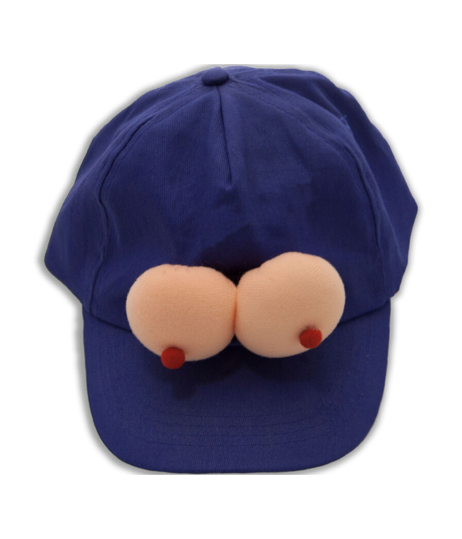 DIABLO PICANTE - GORRA CON TETAS AZUL