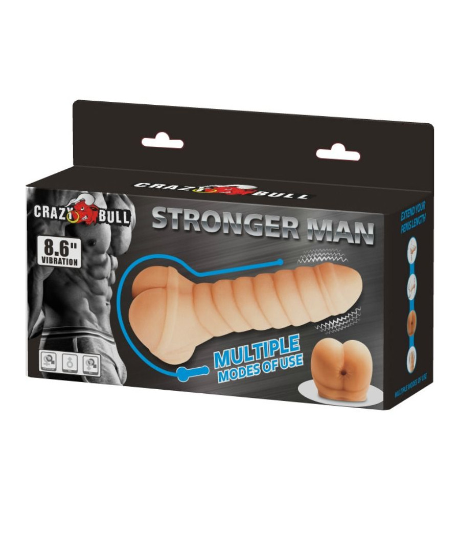 CRAZY BULL - MULTIFUNCTIONAL PENIS 21.8 CM