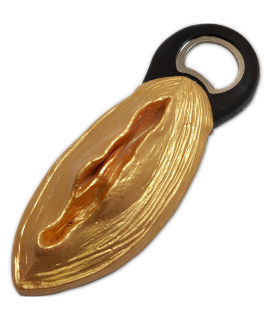 DIABLO PICANTE - BLACK GOLDEN VAGINA SHAPED OPENER