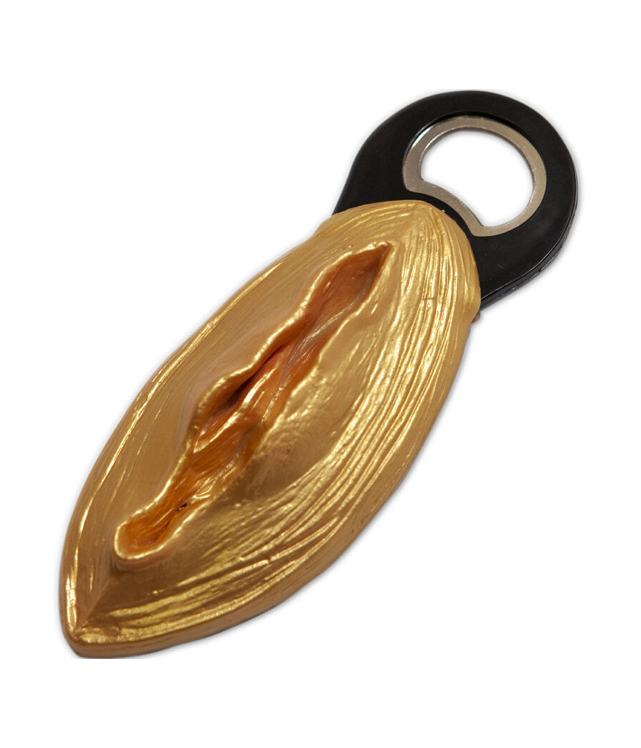 DIABLO PICANTE - SCHWARZ-GOLDENER ÖFFNER IN VAGINAFORM