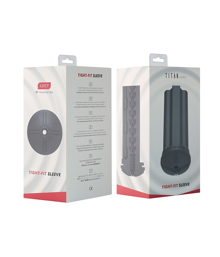 KIIROO - TITAN FUNDA MASTURBADOR ANAL AJUSTE MAXIMO