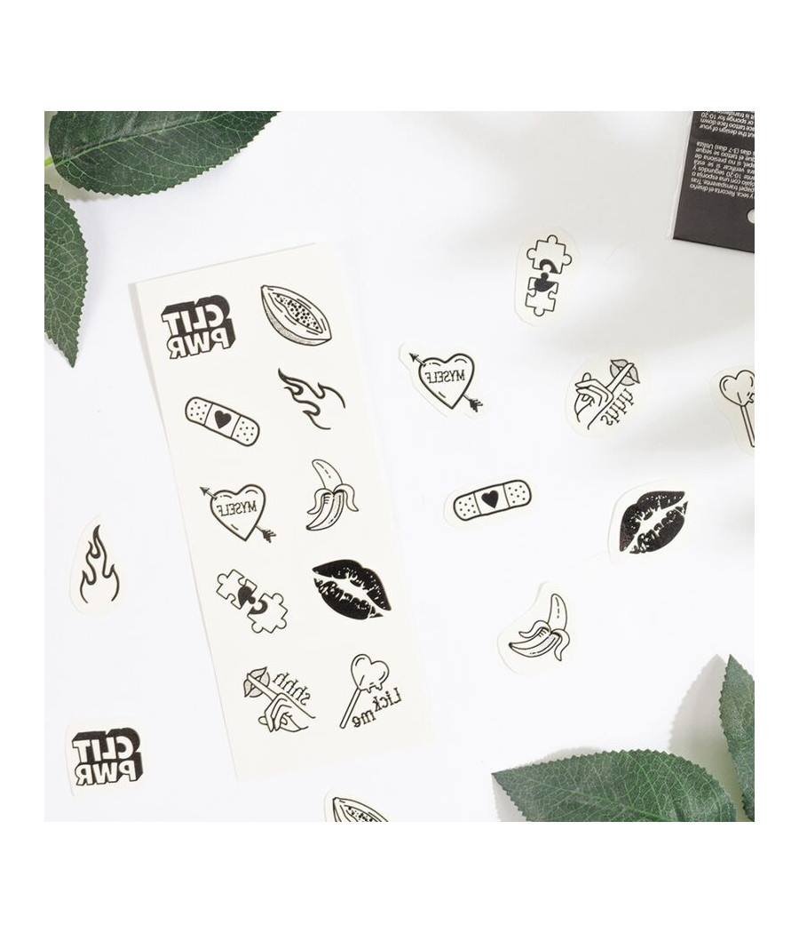 SECRET PLAY - SET DE 10 TATTOOS TEMPORALES CANDY COLLECTION