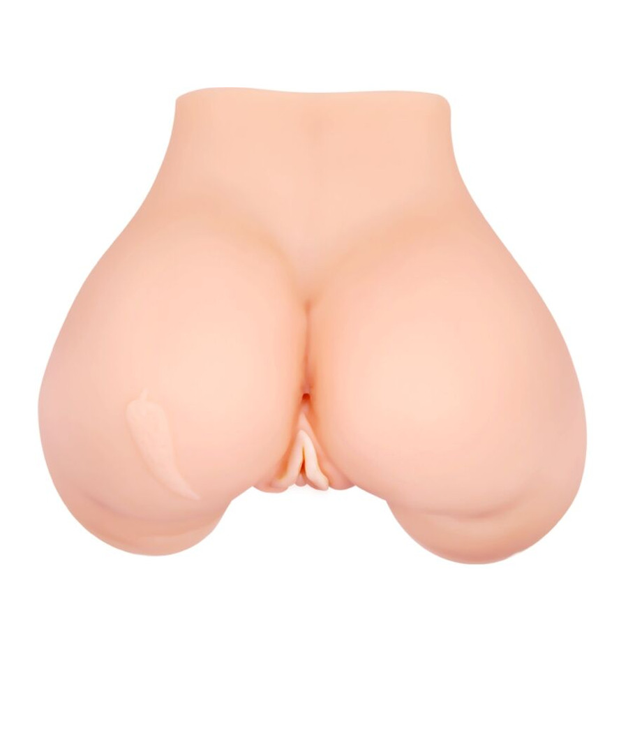 CRAZY BULL - VAGINA Y ANO CON MALLA REALISTA CON VIBRACIÓN