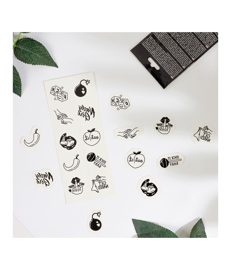 SECRET PLAY - SET MIT 10 TEMPORREN TATTOOS AUS DER SPICY COLLECTION