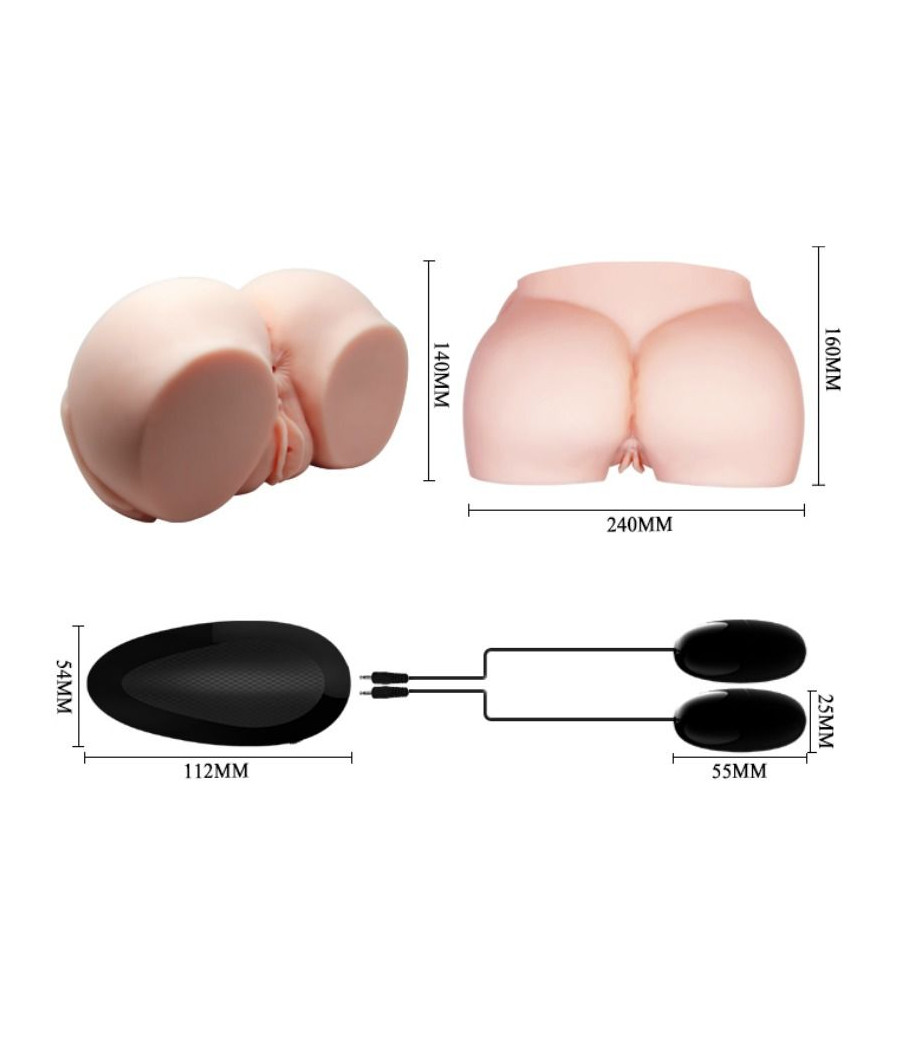 CRAZY BULL - REALISTIC VAGINA AND ANUS WITH VIBRATION