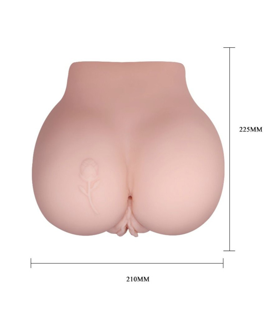 CRAZY BULL - VAGINA E ANO CON TATUAGGIO REALISTICO CON VIBRAZIONI