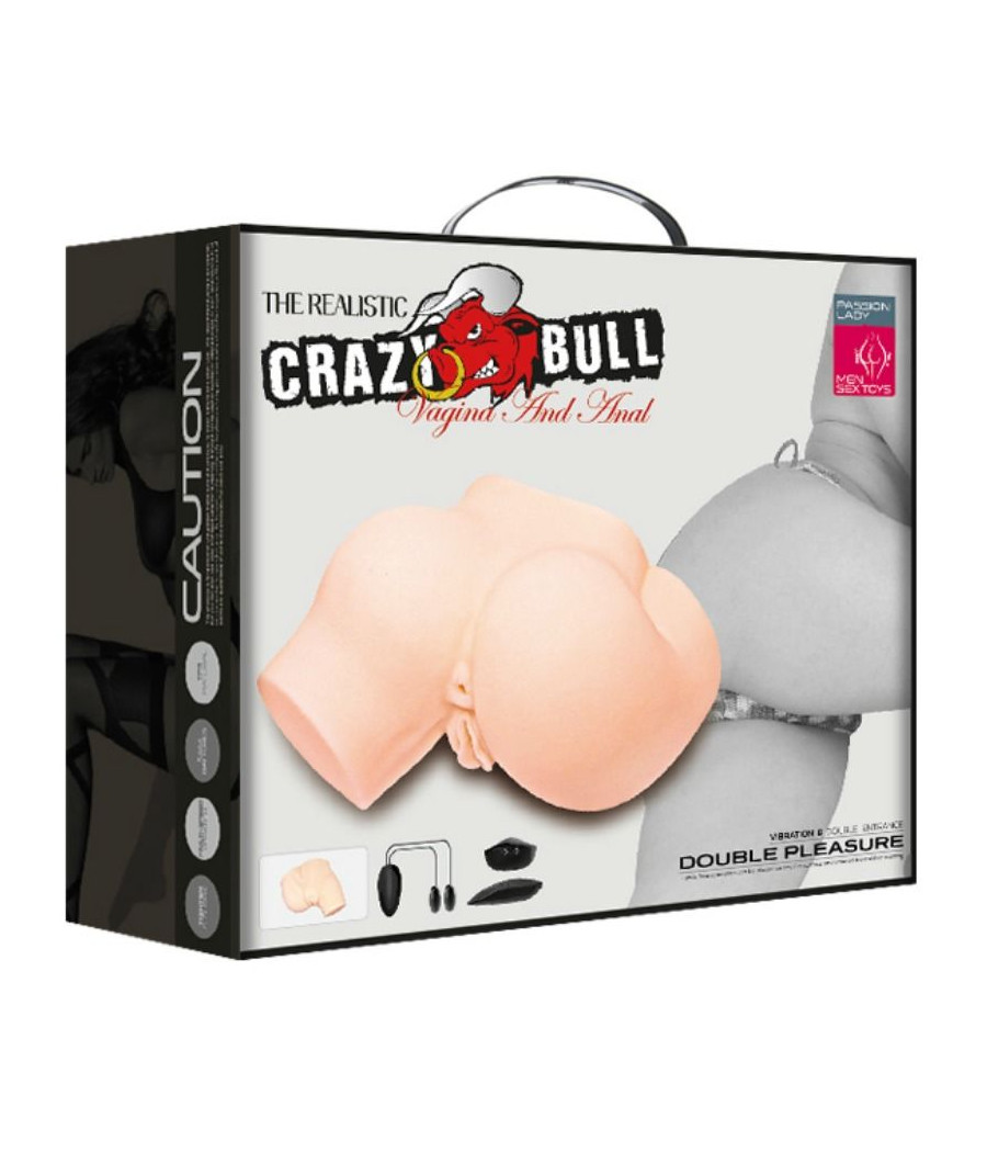 CRAZY BULL - BUNDA COM VAGINA E NUS REALISTAS E VIBRAO