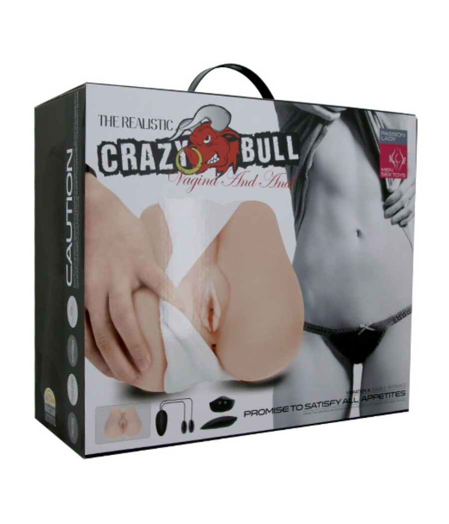 CRAZY BULL - VAGIN ET ANUS RÉALISTES AVEC POSITION DE VIBRATION 3