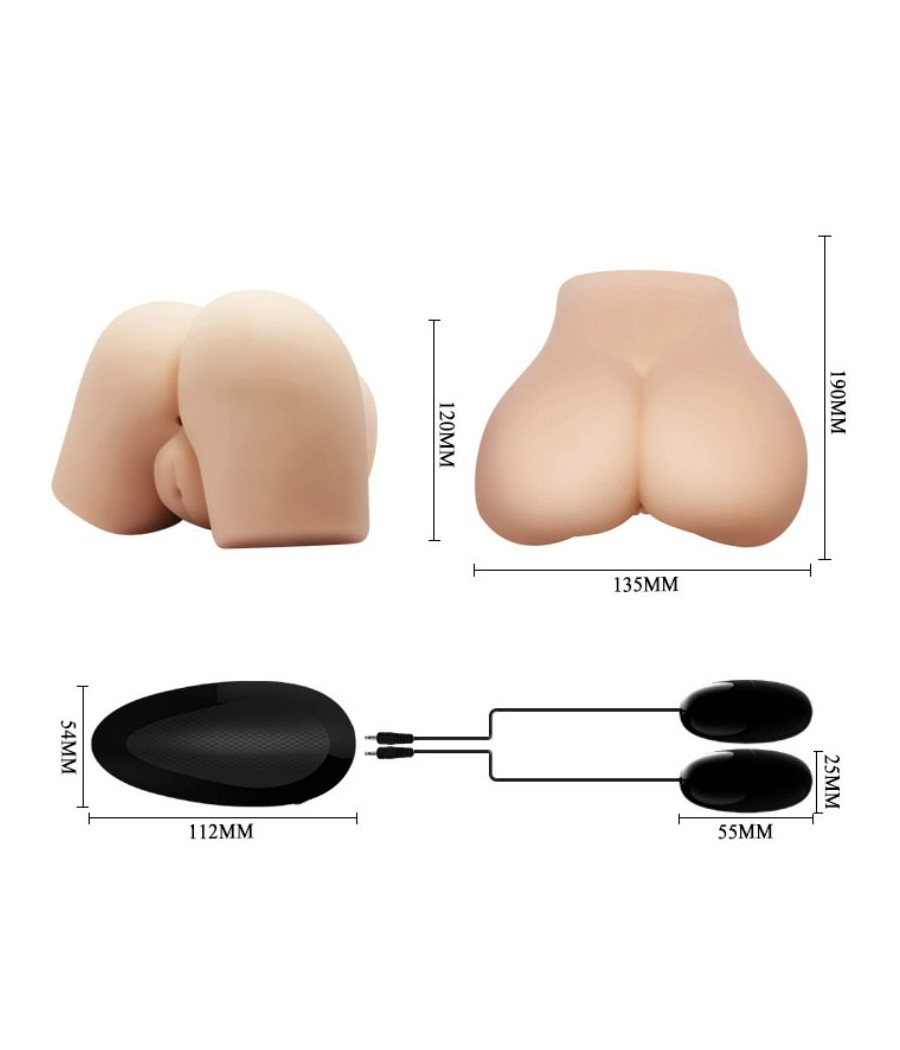 CRAZY BULL - VAGINA Y ANO REALÍSTICOS CON VIBRACIÓN POSICIÓN 4
