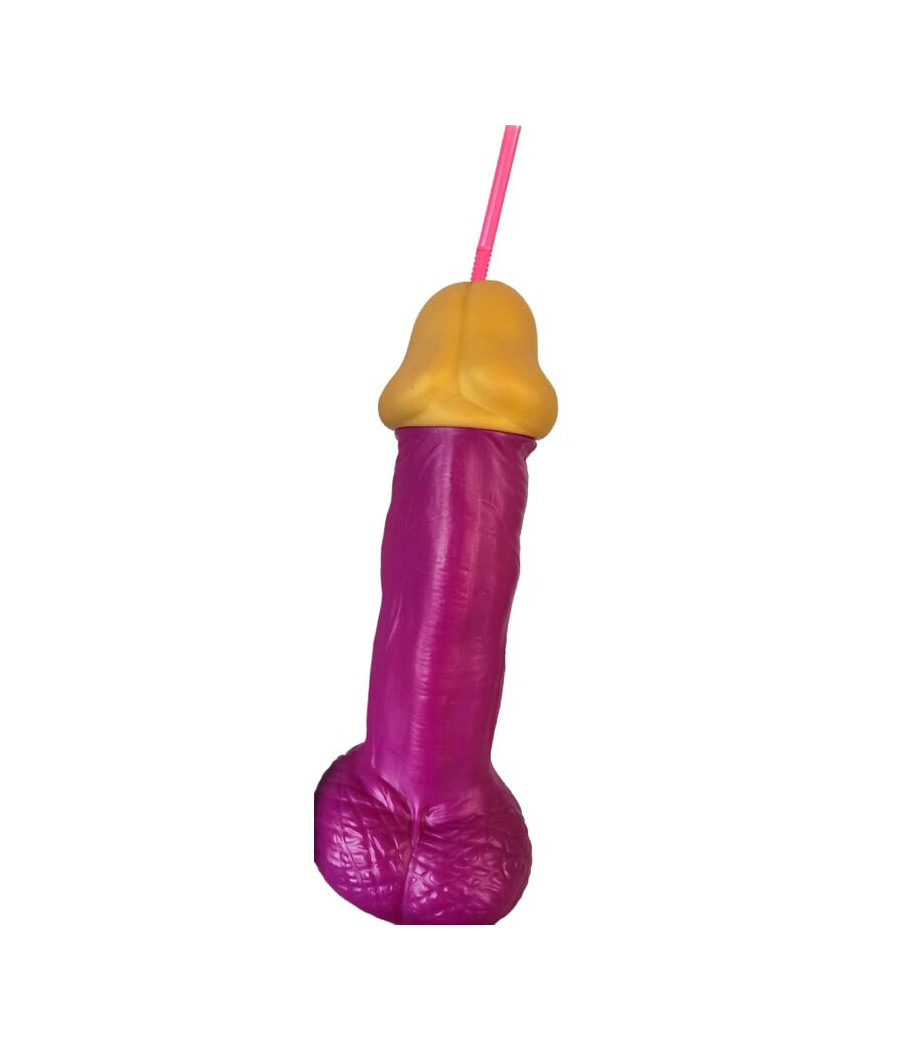 DIABLO PICANTE - VASO PENE PLSTICO FUCSIA